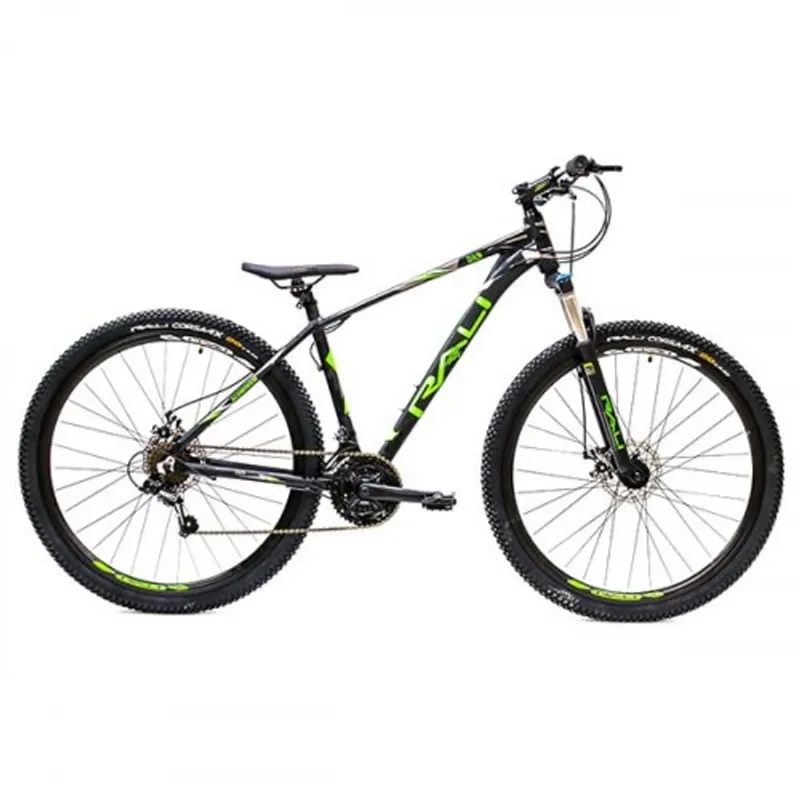 Bicicleta Rio 29 Pulgadas Mtb Suspensión Delantera Freno de Disco Negro - Verde