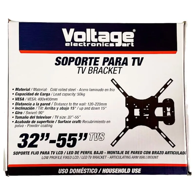 Suporte De Ferro Para TV 32 A 55 Polegadas Voltage VT-TVB-04 (MP)