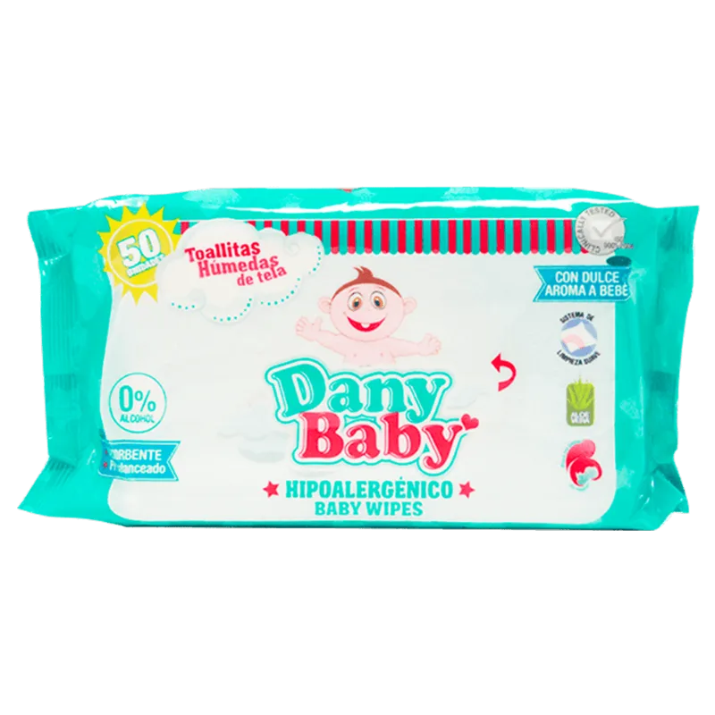 Toallitas Húmedas Dany Baby|50 Unidades