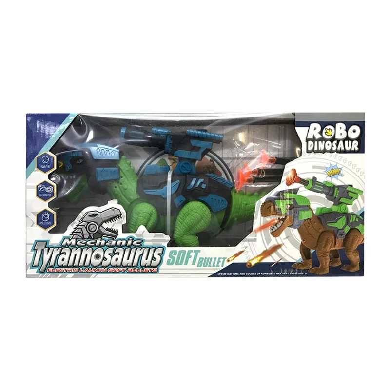 Figura Dinosaurio Lanza Dardos Raptor Sebigus