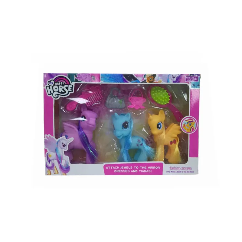 Mega Pony X 3 Con Accesorios 30cm