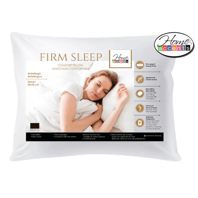 Almohada Micro|Embossed Firm Sleep Q