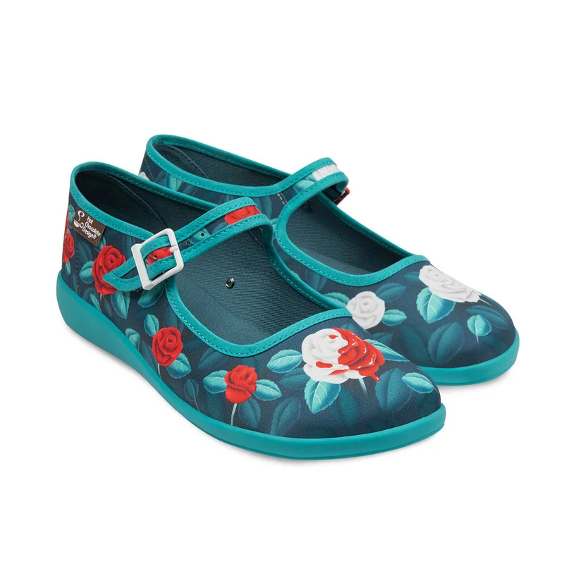 Paint The Roses Red Women's Mary Jane Flats 35 HCD/ 5 US