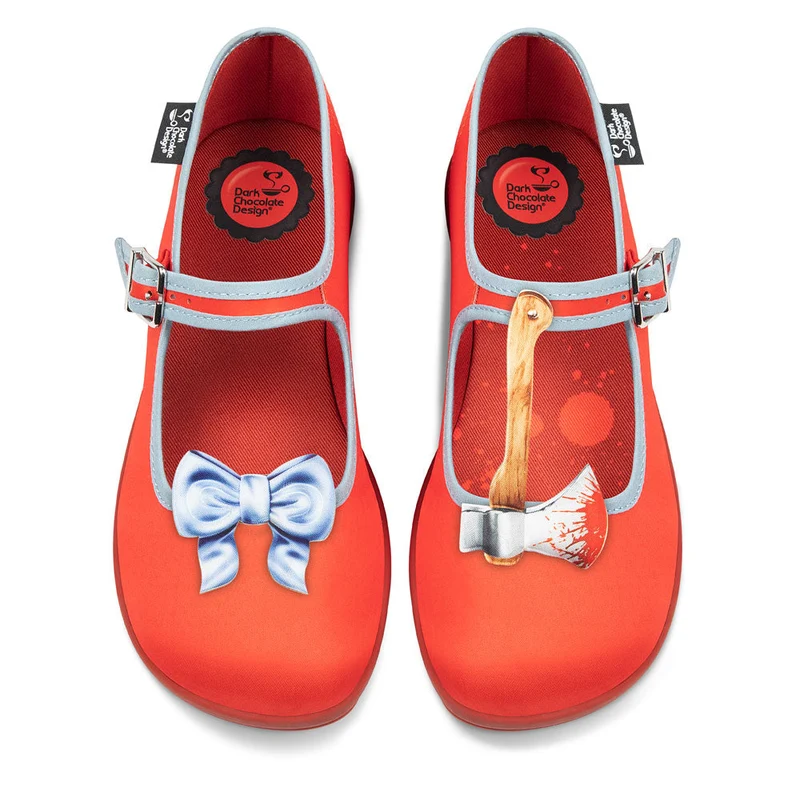 Horror Film Women's Mary Jane Flats 36 HCD/ 6 US