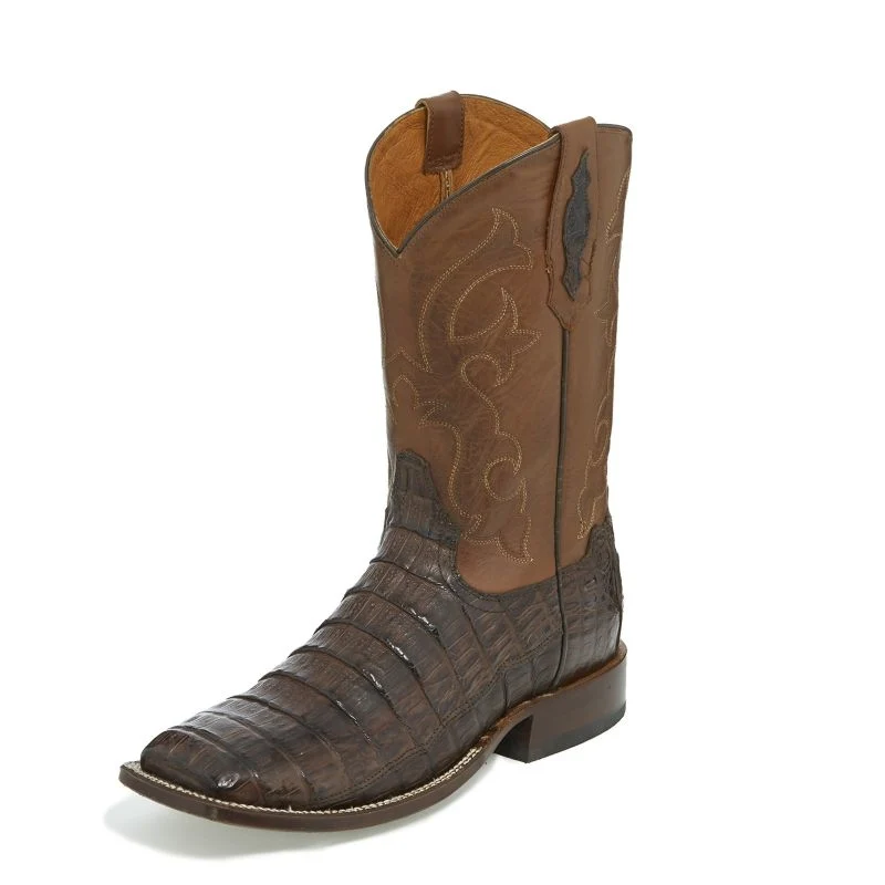 Tony Lama Mens Canyon Square Toe Brn Boots Brown / 11.5 EE