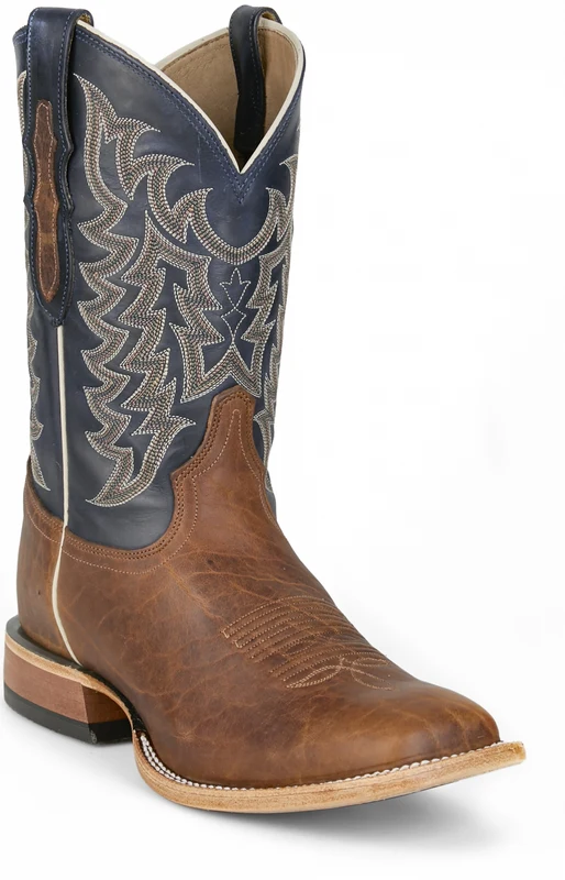 Tony Lama Mens Alfredo 11" Western Boots Brown/Multicolor / 10 D