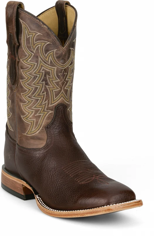 Tony Lama Mens Alfredo 11" Western Boots Dark Brown / 8 EE