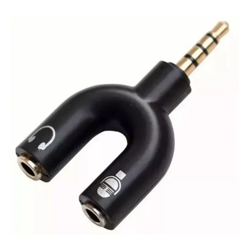 Adaptador Splitter Headset Fone Microfone P2 X P3 Áudio - Mafua Info