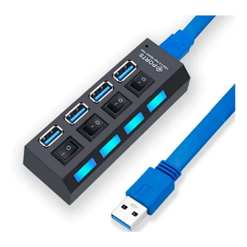 Hub Cabo Usb 3.0 Extensor 4 Portas High Speed Hd Pen Drive - Mafua Info