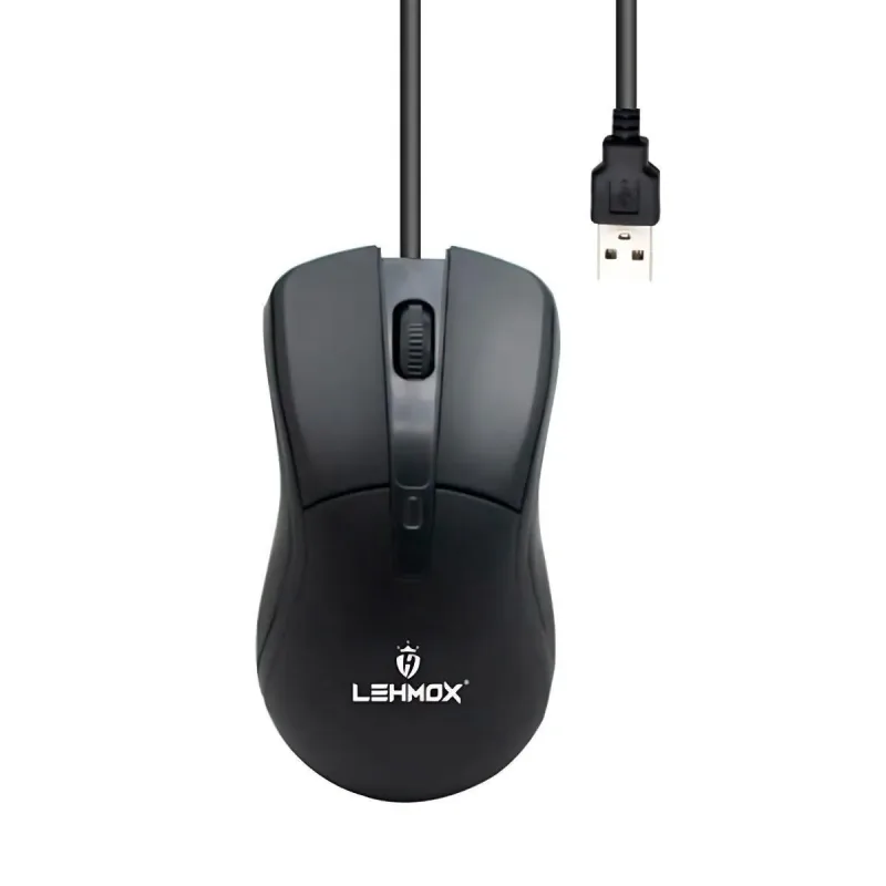 MOUSE ÓPTICO LEHMOX USB 1200 DPI LEY-1505