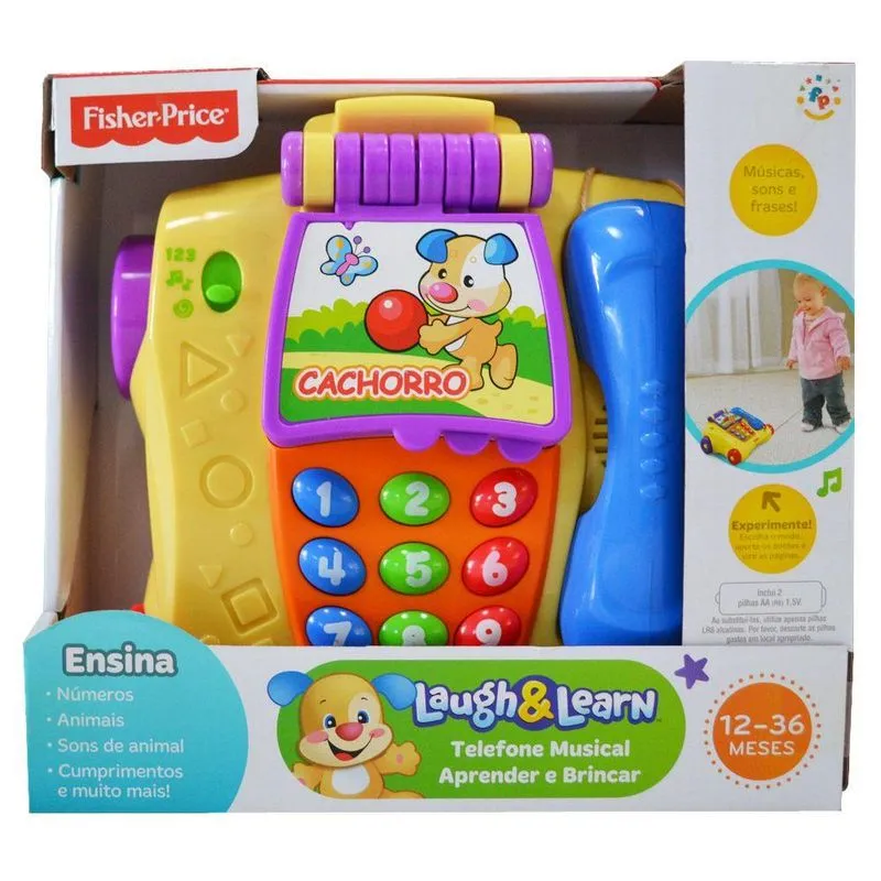 Telefone Musical Aprender E Brincar - Fisher-price