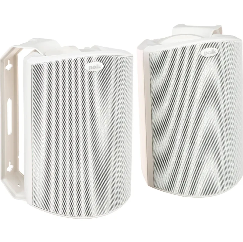 Polk Audio Atrium4 para uso interno e externo, resistentes a todas as condições climáticas (brancas, par)
