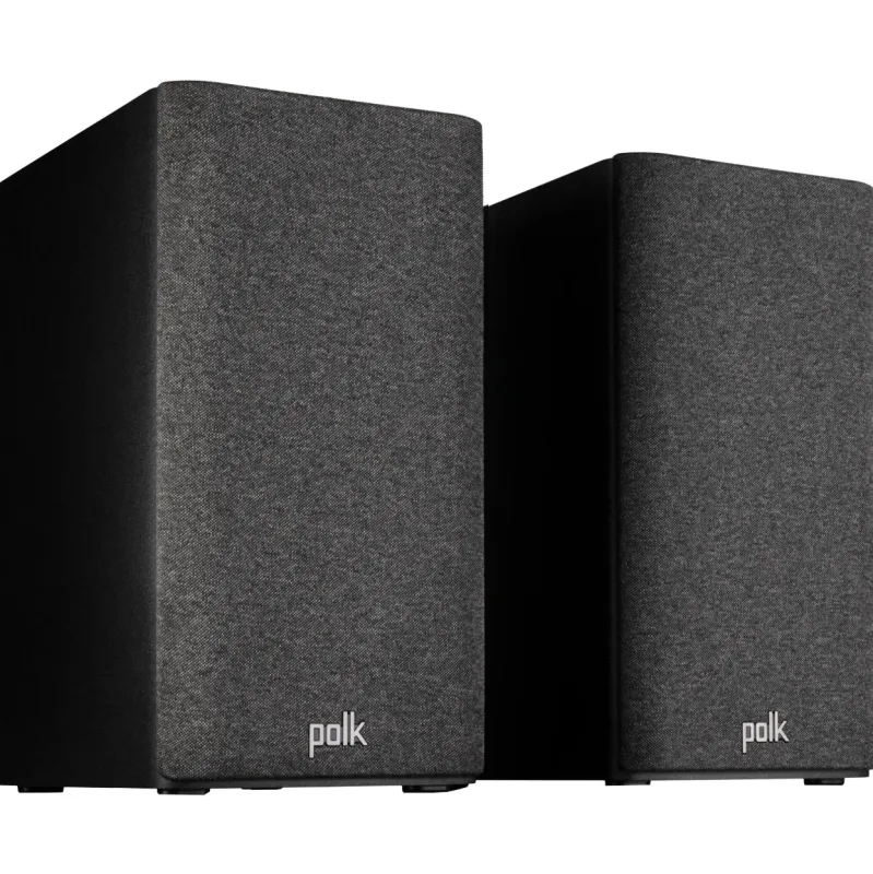 Caixas Acústicas de Estante Polk Audio Reserve Series R100 de 2 Vias (Pretas, Par)