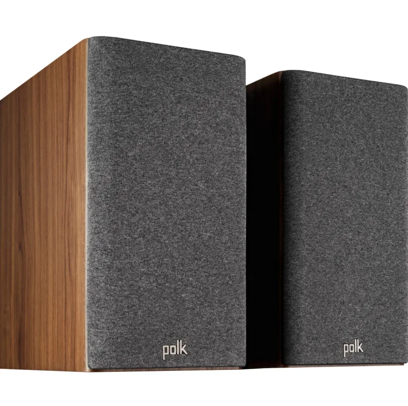 Caixas acústicas de estante Polk Audio Reserve Series R200 de duas vias (nogueira, par)