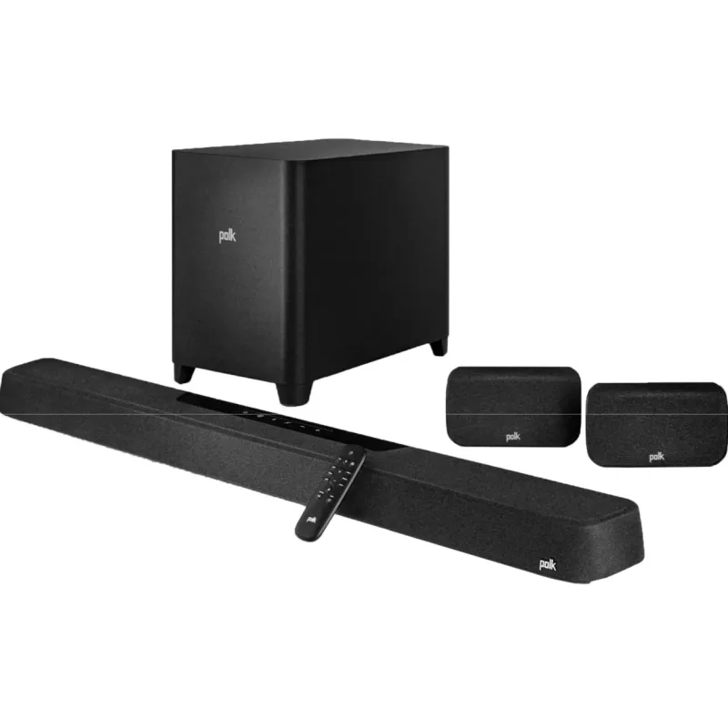 Sistema de som surround sem fio Polk Audio MagniFi Max AX SR de 7.1.2 canais com Dolby Atmos