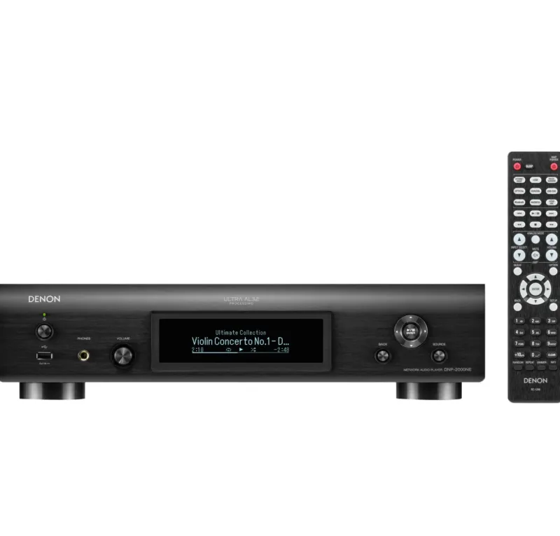Denon DNP-2000NE DAC Streamer de Áudio de Alta Resolução com HEOS (Preto) 110v