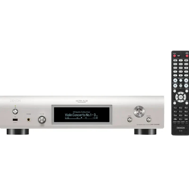 Denon DNP-2000NE DAC de alta resolução com HEOS (Prata) 110v
