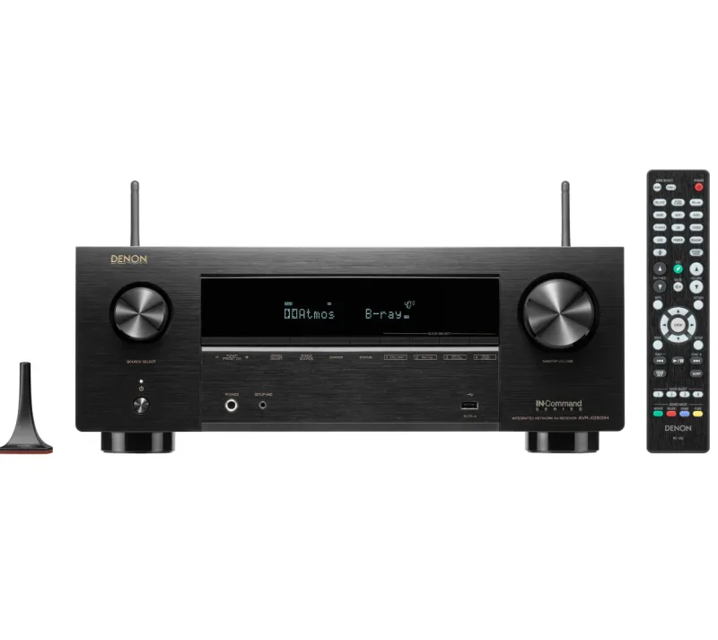 Receiver Denon AVR-X2800H de 7.2 canais 110v