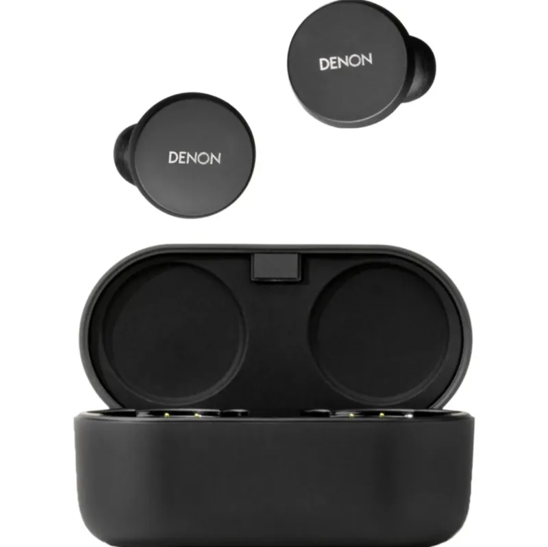 Fones de ouvido sem fio Denon PerL (pretos)