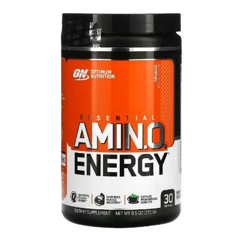 Amino Energy Pre-treino+aminoacidos 270g - Optimum Nutrition Laranja