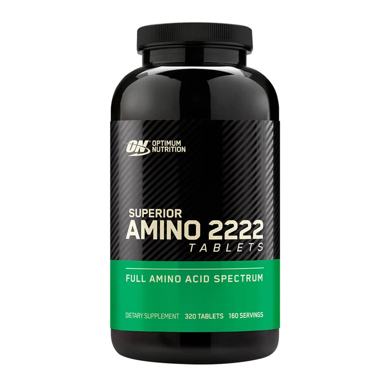 Amino 2222, Aminoácidos (320 Tabs) - Original SIN SABOR