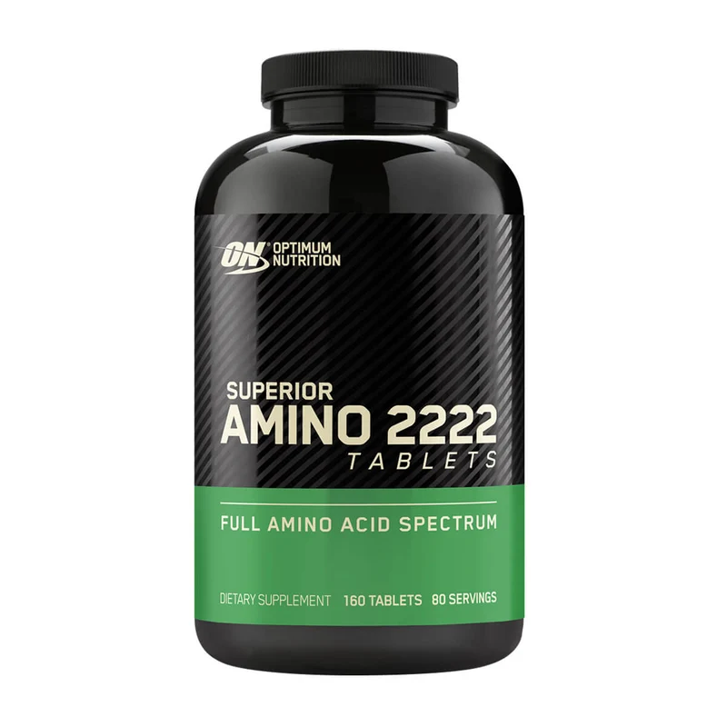 Amino 2222, Aminoácidos (160 Tabs) - Original SIN SABOR