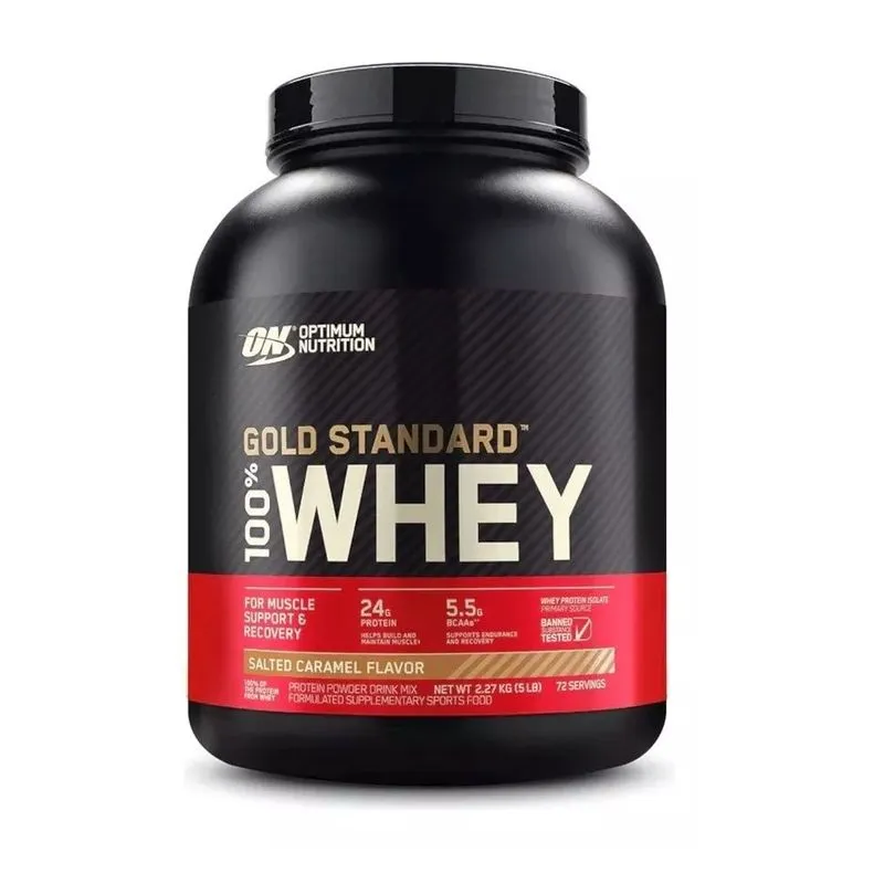 100% Whey Protein Gold Standard (2,270kg) - Salted Caramel