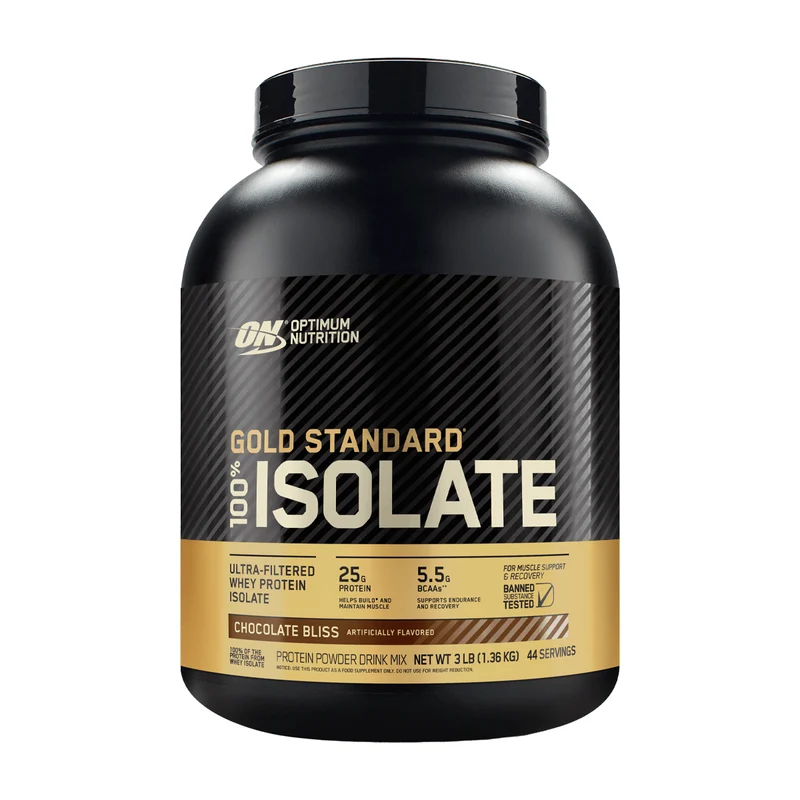 Isolate Gold Standard, Optimum Nutrition Isolate Protein 2.91 Lb CHOCOLATE