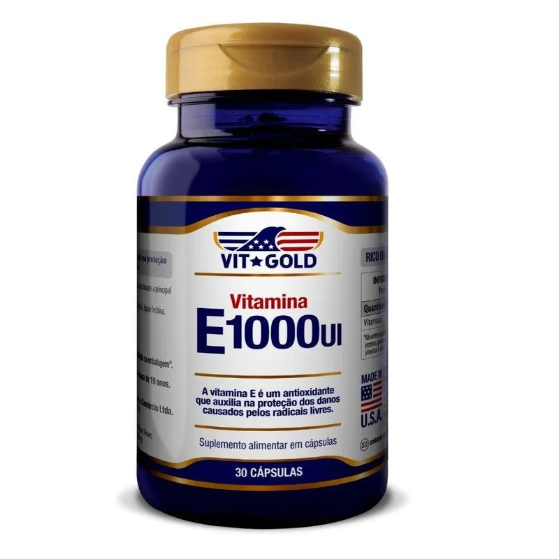 Vitamina E 1000ui Vigold 30 Cápsulas