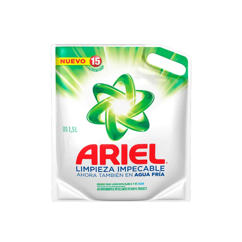 Detergente Liquido Ariel Jabón Líquido Para Ropa Ariel 1,5 L Doypack