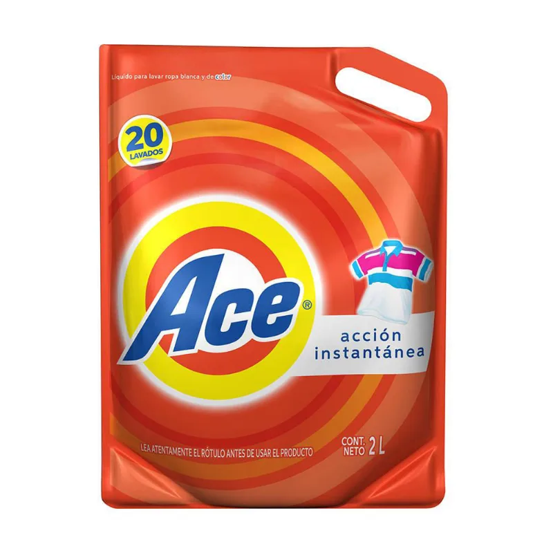 Jabon Liquido Ace Nuevos Activos Jabón Líquido Para Ropa Ace 2 L