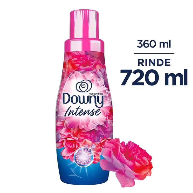 Suavizante para Ropa DOWNY Intense Floral Aroma Dulce con Notas Florales Botella 360ml