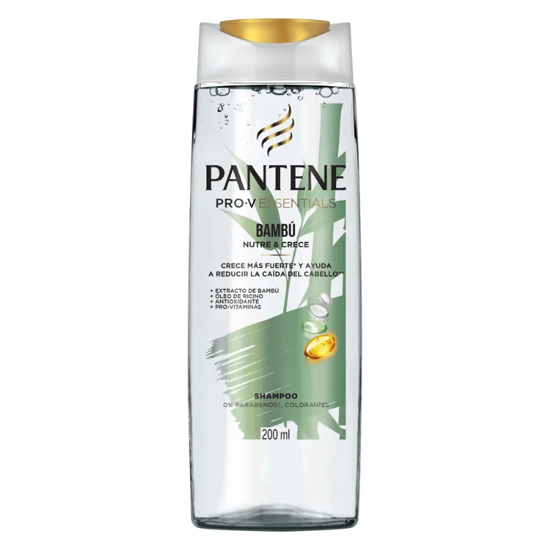 Shampoo Pantene bambu essentials 200 cc.
