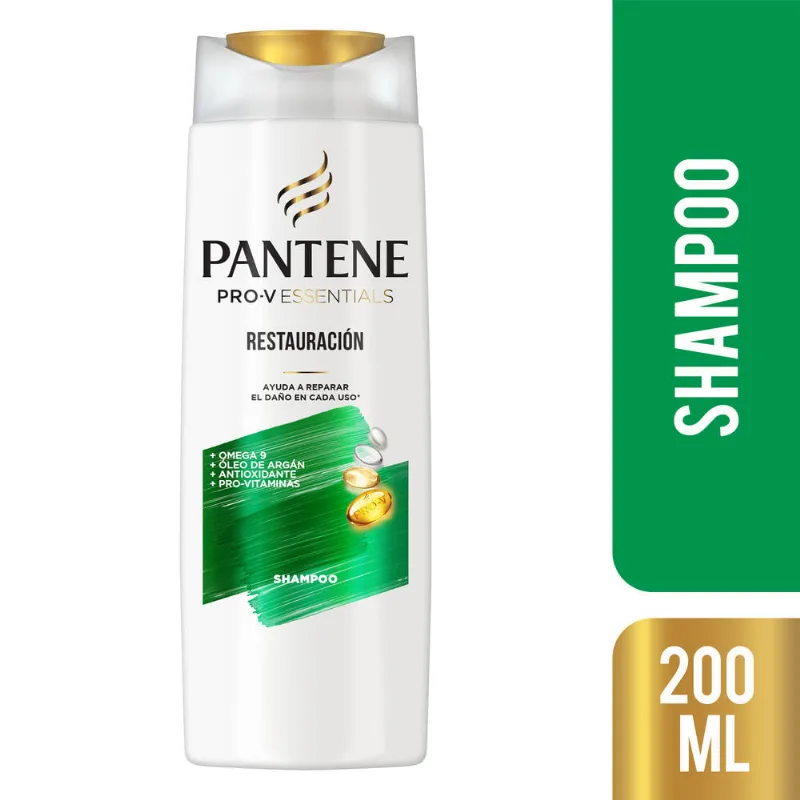 Shampoo Pantene restauración essentials 200 cc.