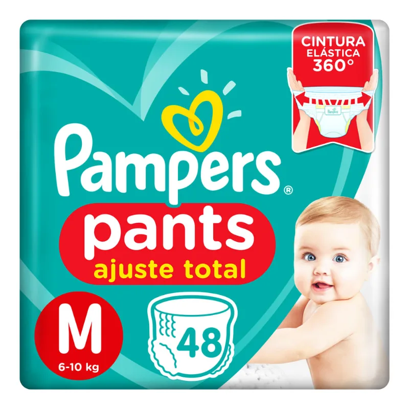 Pañales Pampers Premium Care Pants Talle M | 48 Unidades por Paquete