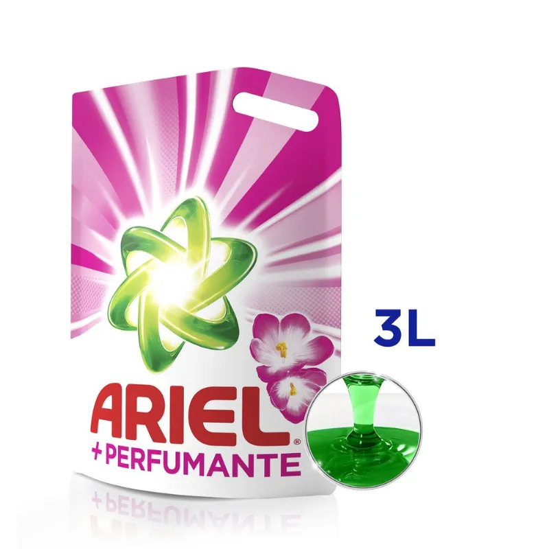 Jabón líquido limpieza + perfumante Ariel 3 l.