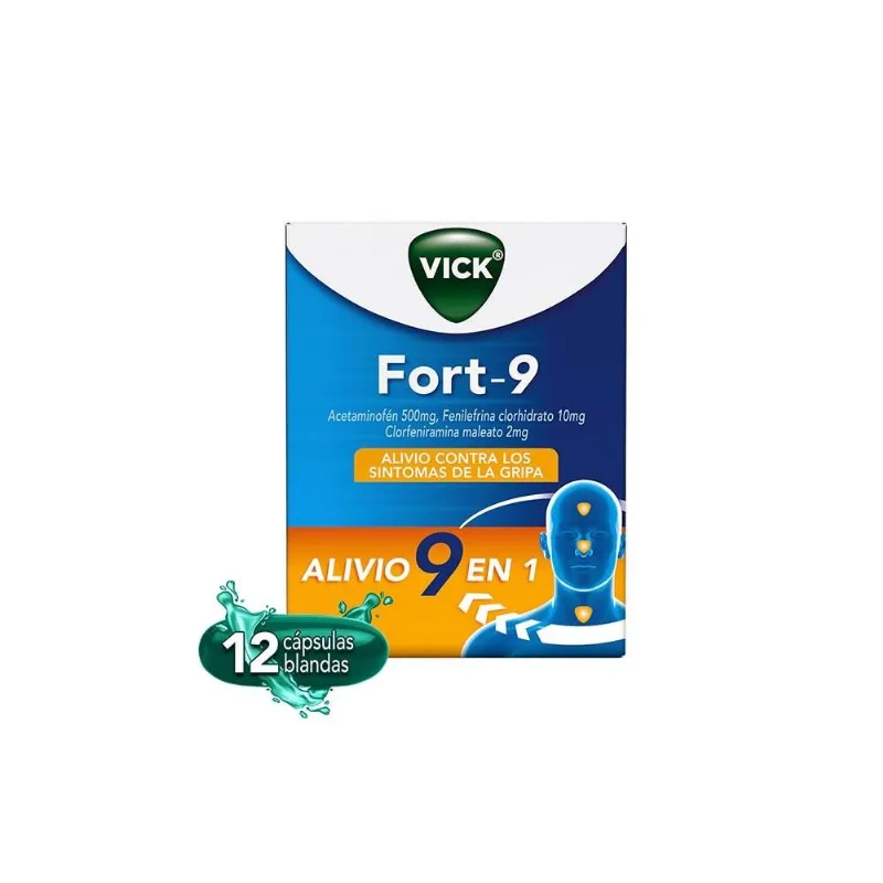 Vick Fort-9 12 Capsulas