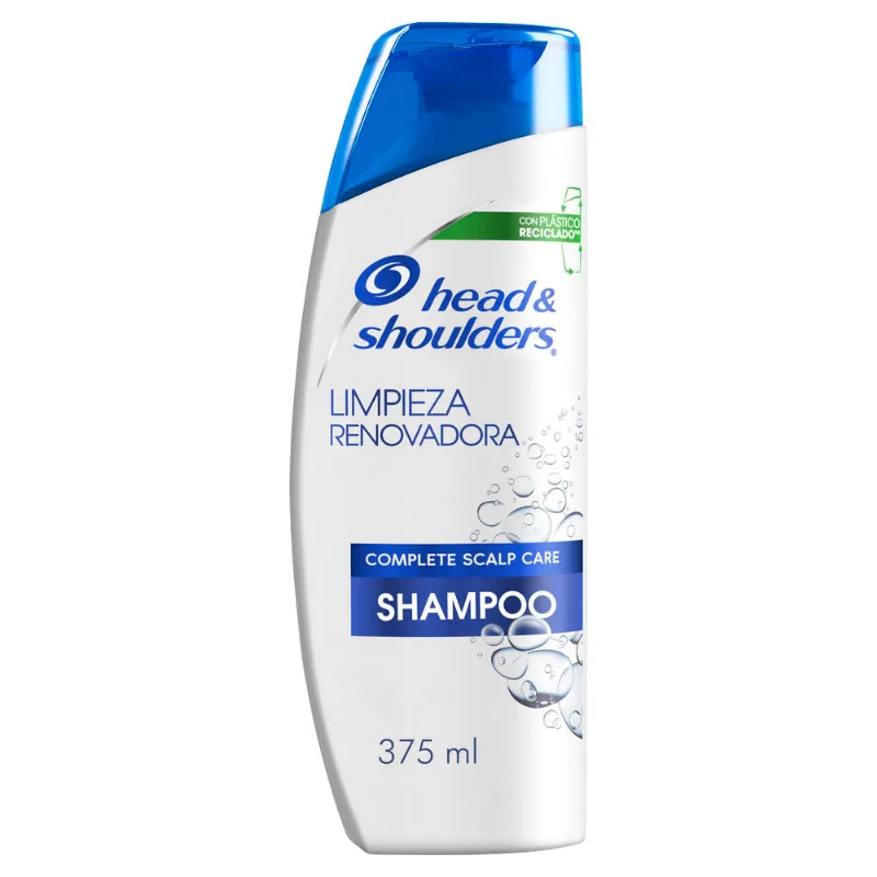 Head & Shoulders limpieza renovadora shampoo control caspa 375 ml.