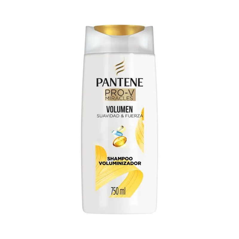 Pantene Pro-V miracles volumen suavidad & fuerza shampoo voluminizador 750 ml.