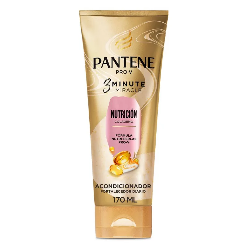 Acondicionador Pantene 3 Minute Miracle Nutre Colágeno 170 ml