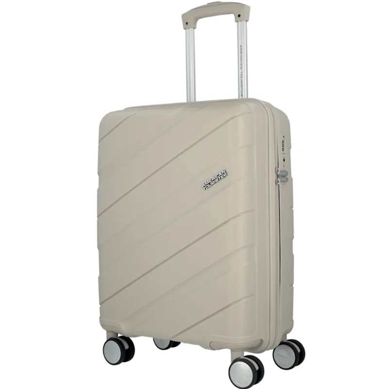 VALIJA SAMSONITE SPINNER 55 AMERICAN TOURISTER ATLAS AT 20" TAUPE CABINA