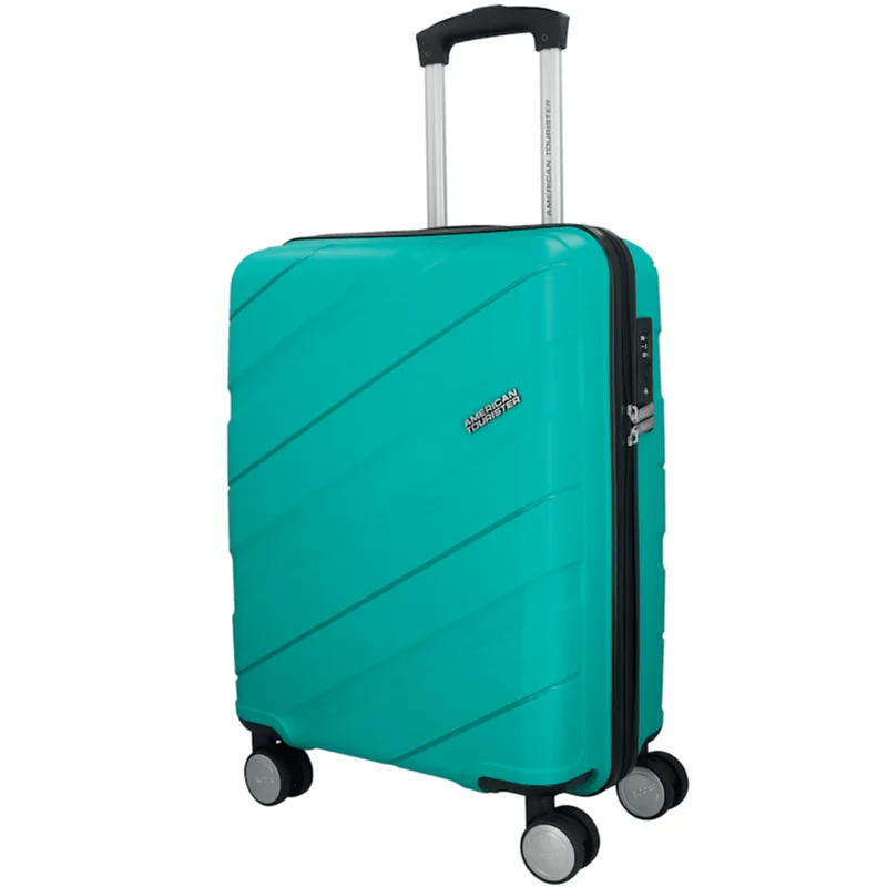 VALIJA SAMSONITE SPINNER 55 AMERICAN TOURISTER ATLAS AT 20" TURQUOISE CABINA