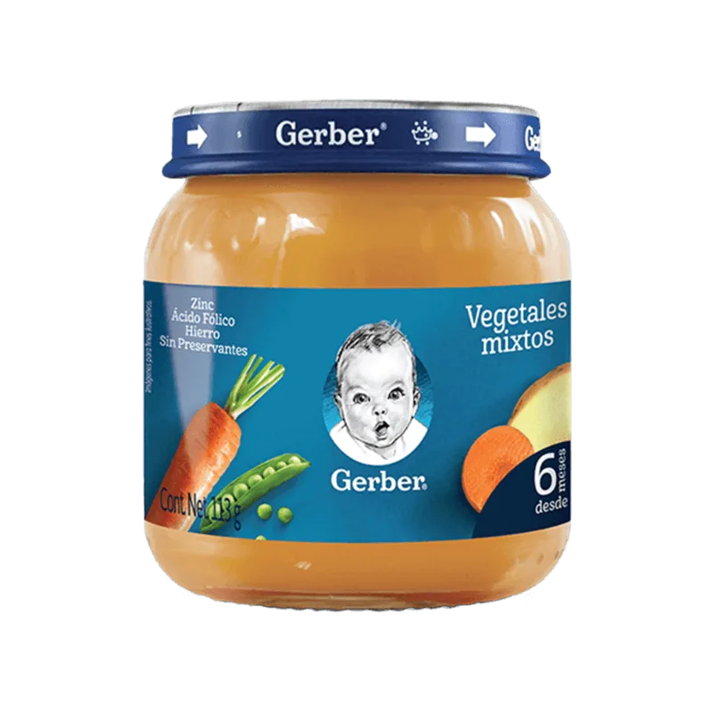 Colados Vegetales Mixtos Gerber 113g