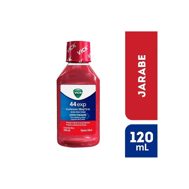 Jarabe Vick 44 Sabor Cereza 120 Ml