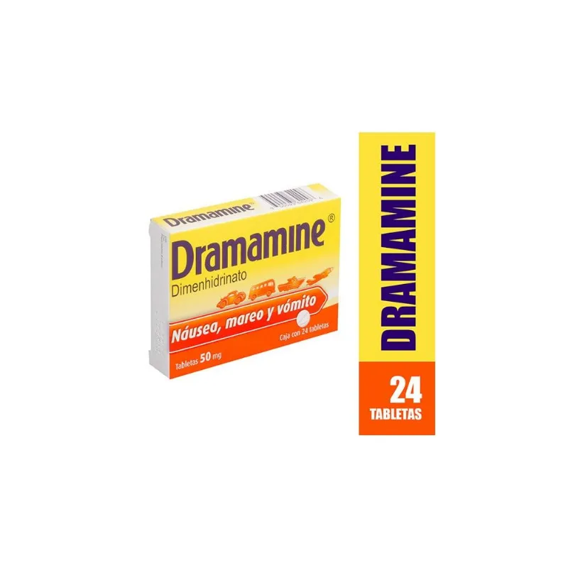 Medicamento Dramamine con 24 Tabletas