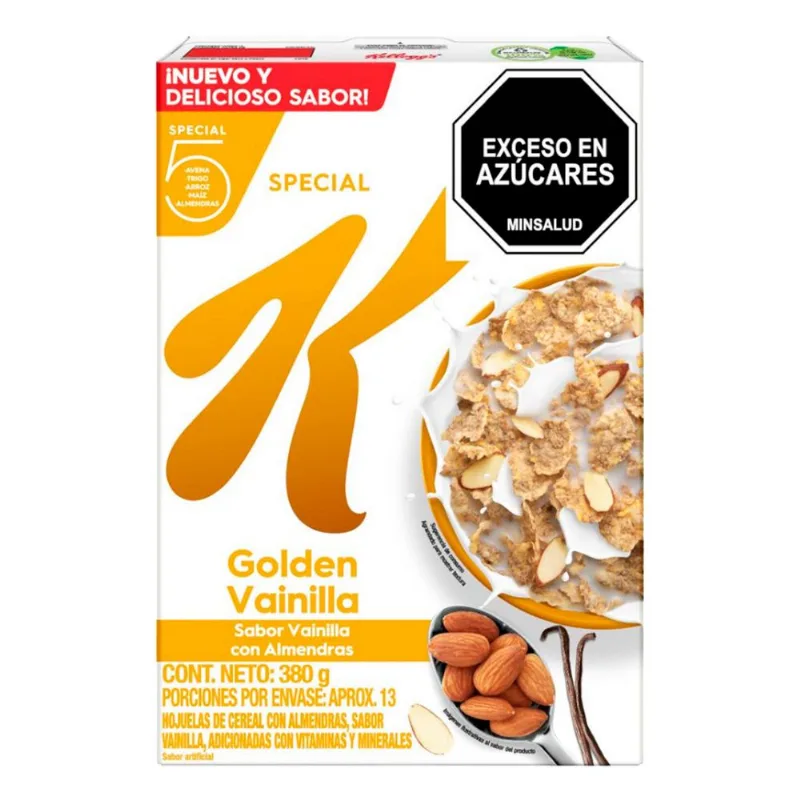 Cereal SPECIAL K hojuelas almendras vainilla (380 gr)
