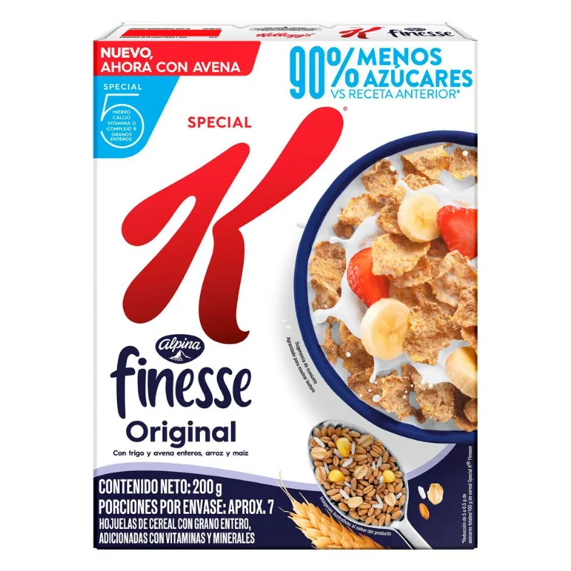 Cereal SPECIAL K hojuelas grano entero vitaminas (200 gr)