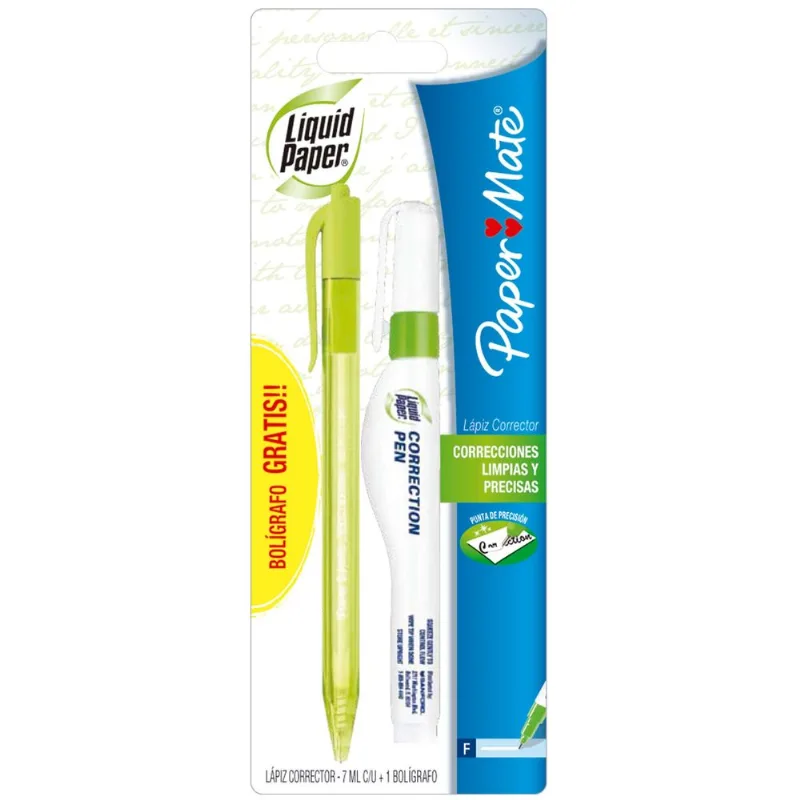 Corrector Líquido | Liquid Paper | Tipo Pluma