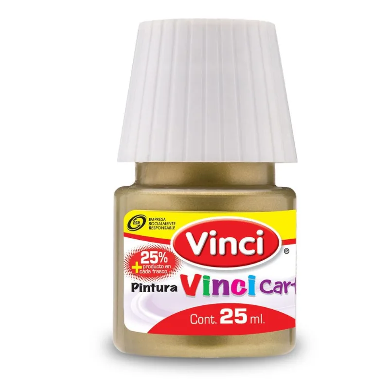 Pintura Cartel Escolar | Vinci | Oro Rico | 25 ml