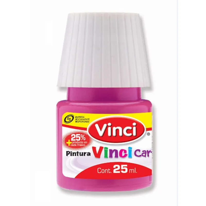 Pintura Cartel Escolar | Vinci | Rosa Mexicano | 25 ml